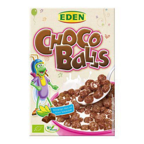 EDEN - БИО ШОКОЛАДОВА ЗАКУСКА "CHOCO BALLS" - 375 г